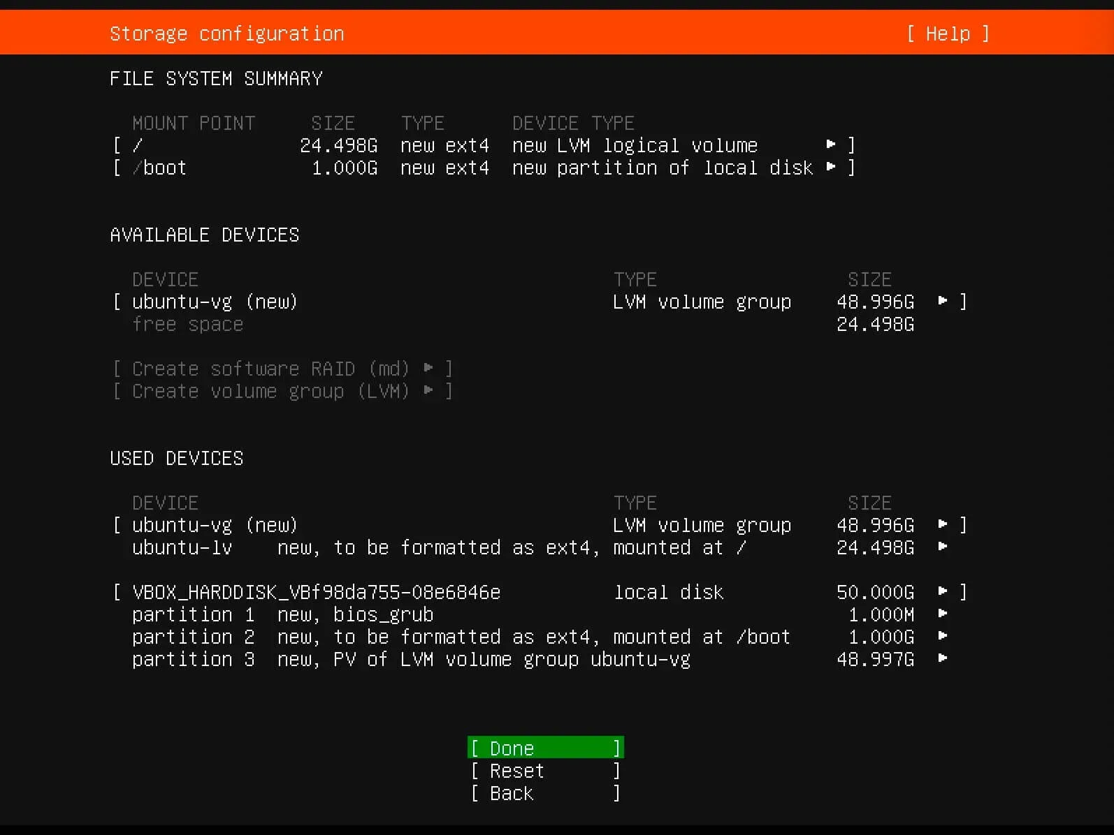 Install Ubuntu Server 20.04 LTS - Step 7