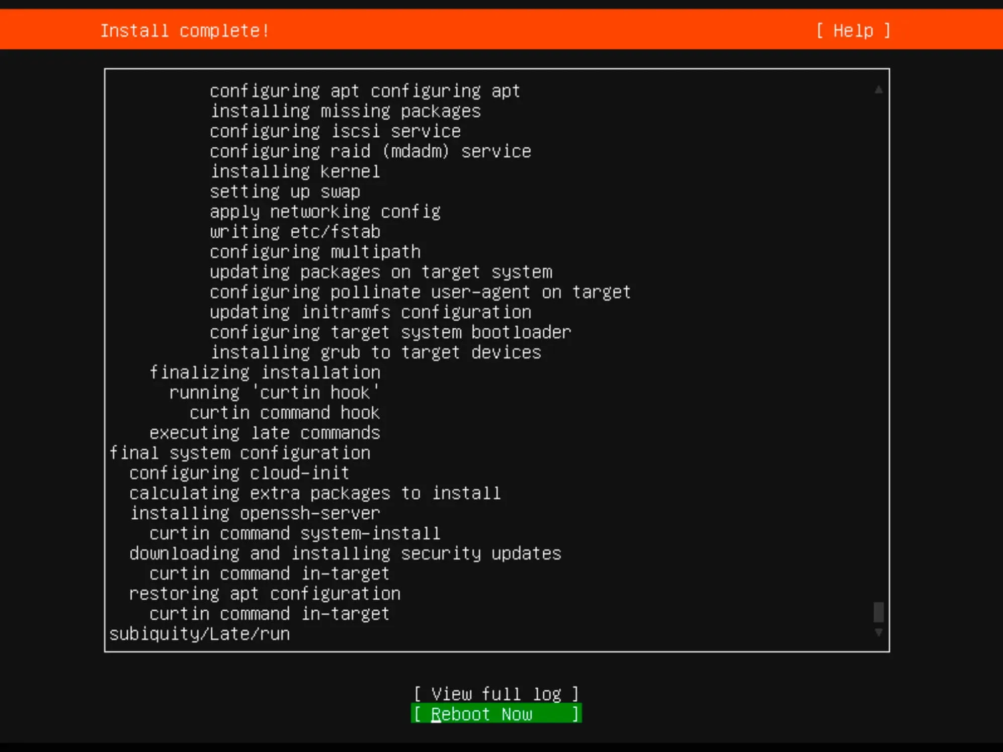 Install Ubuntu Server 22.04 LTS - Step 14