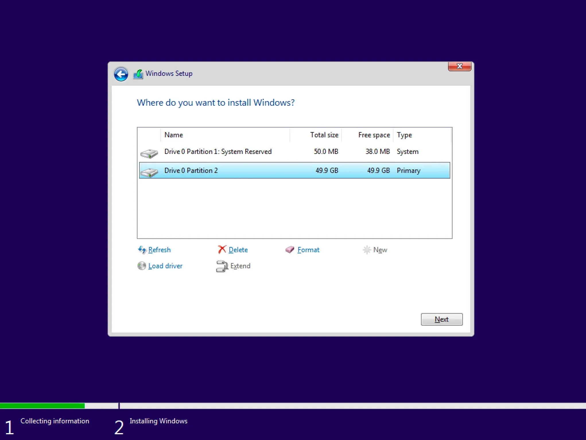 Install Windows 10 - Step 10
