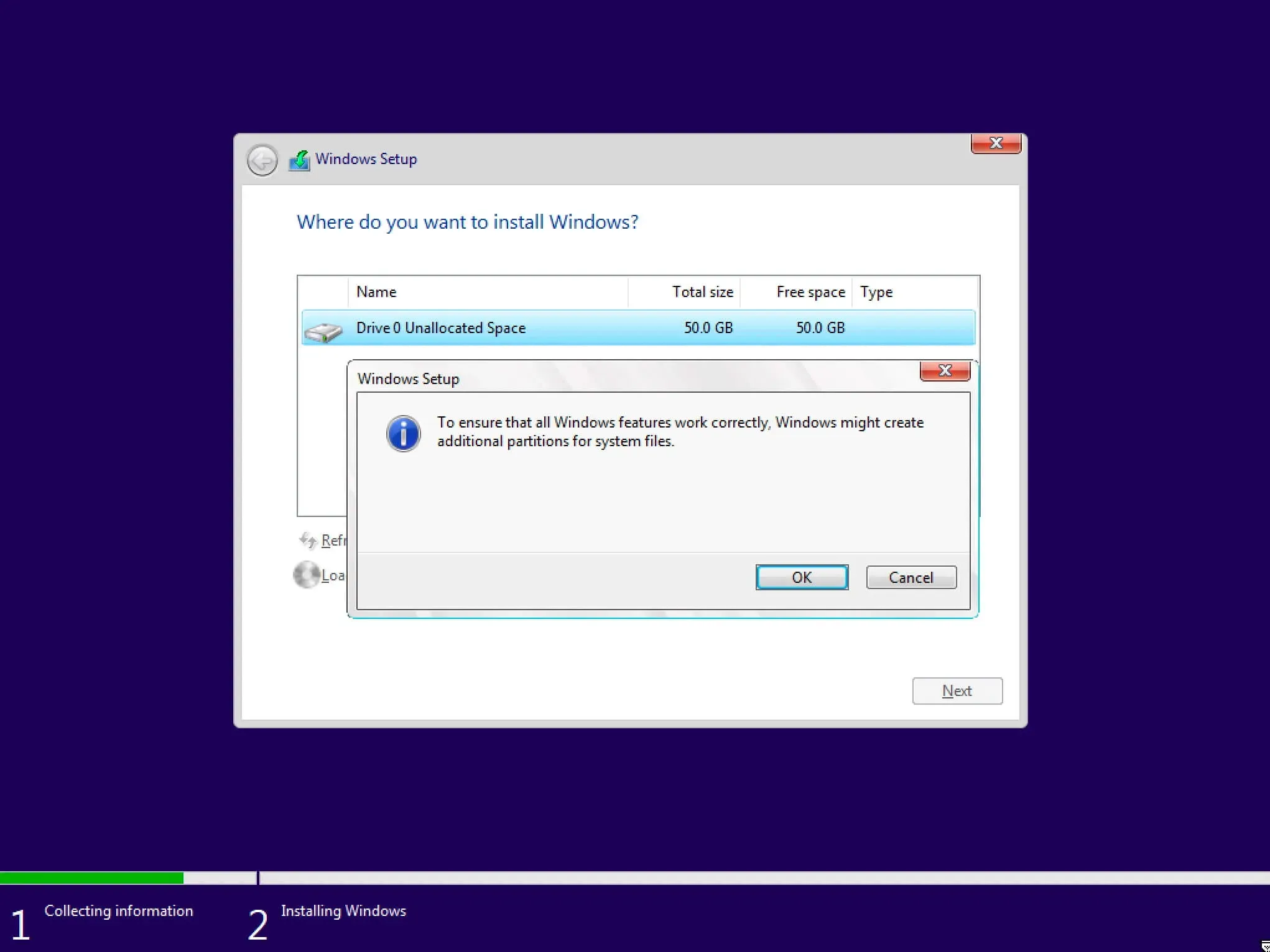 Install Windows 10 - Step 9