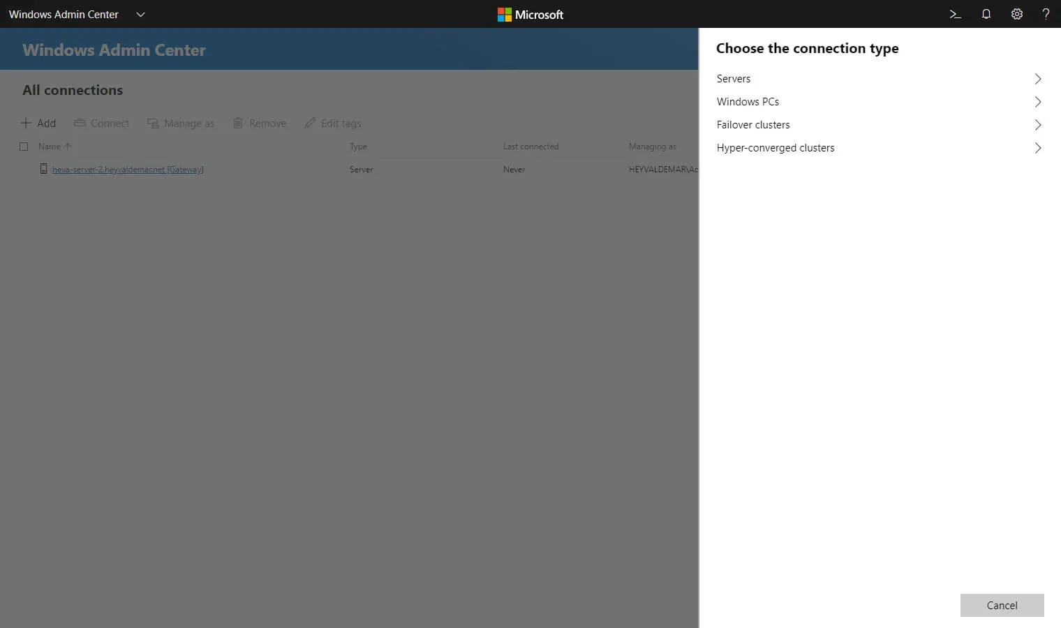 Install Windows Admin Center on Windows Server 2019 Server Core - Step 10