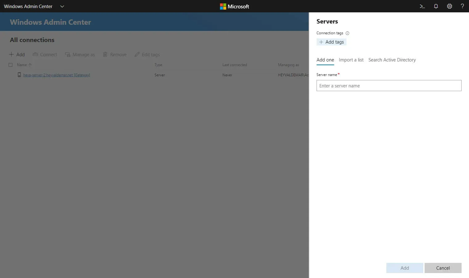 Install Windows Admin Center on Windows Server 2019 Server Core - Step 11