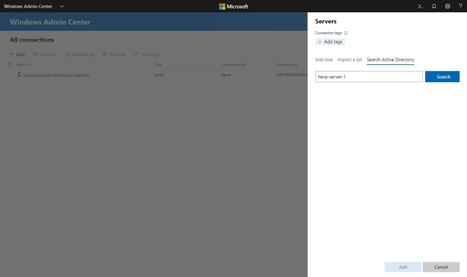 Install Windows Admin Center on Windows Server 2019 Server Core - Step 12