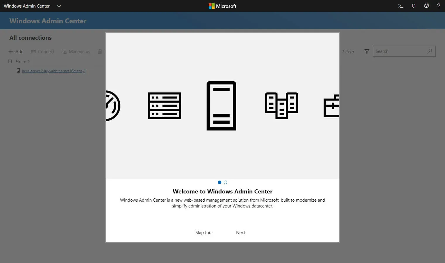 Install Windows Admin Center on Windows Server 2019 Server Core - Step 8