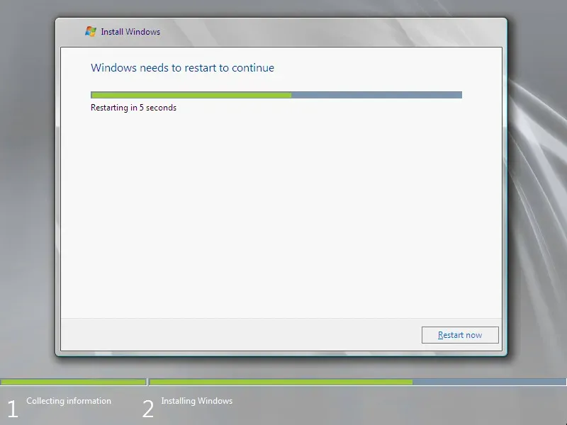 Install Windows Server 2008 R2 - Step 12