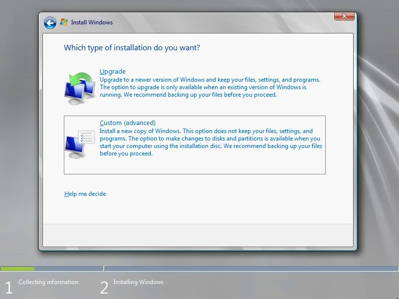 Install Windows Server 2008 R2 - Step 5