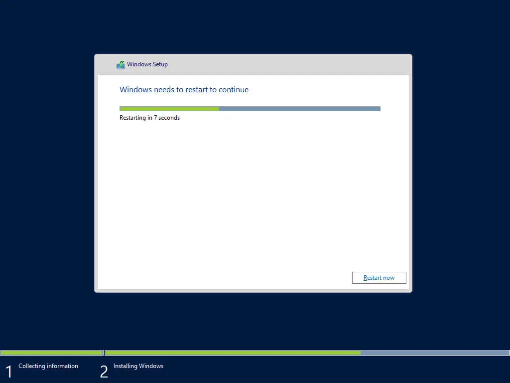 Install Windows Server 2012 R2 - Step 12