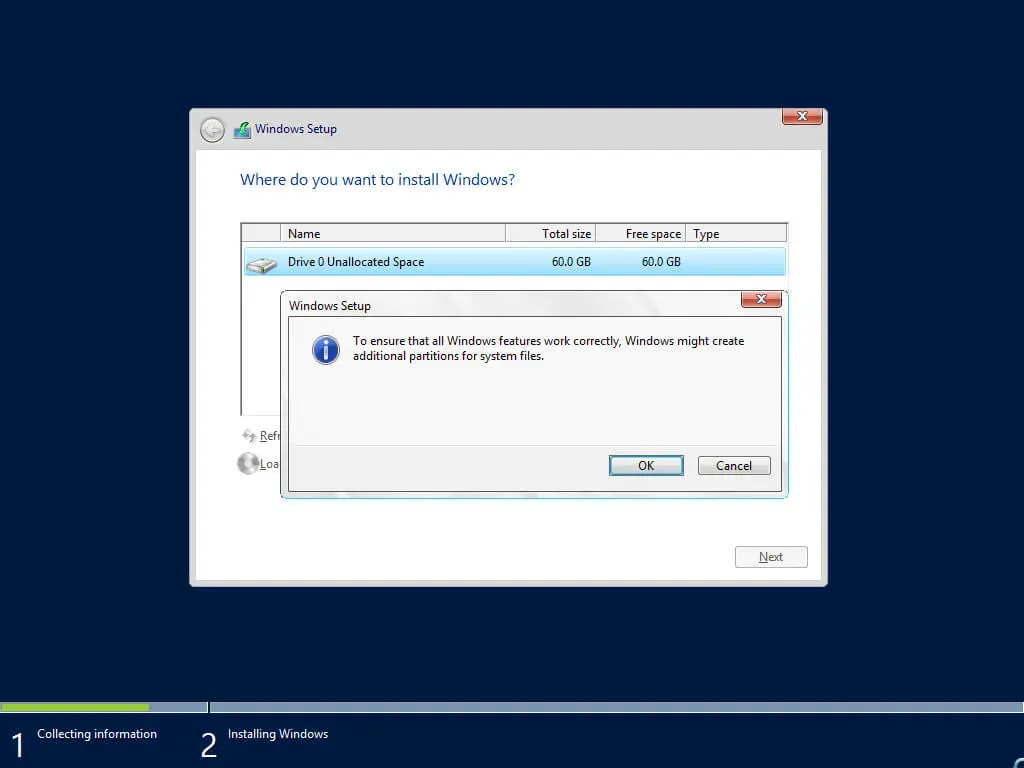 Install Windows Server 2012 R2 - Step 9