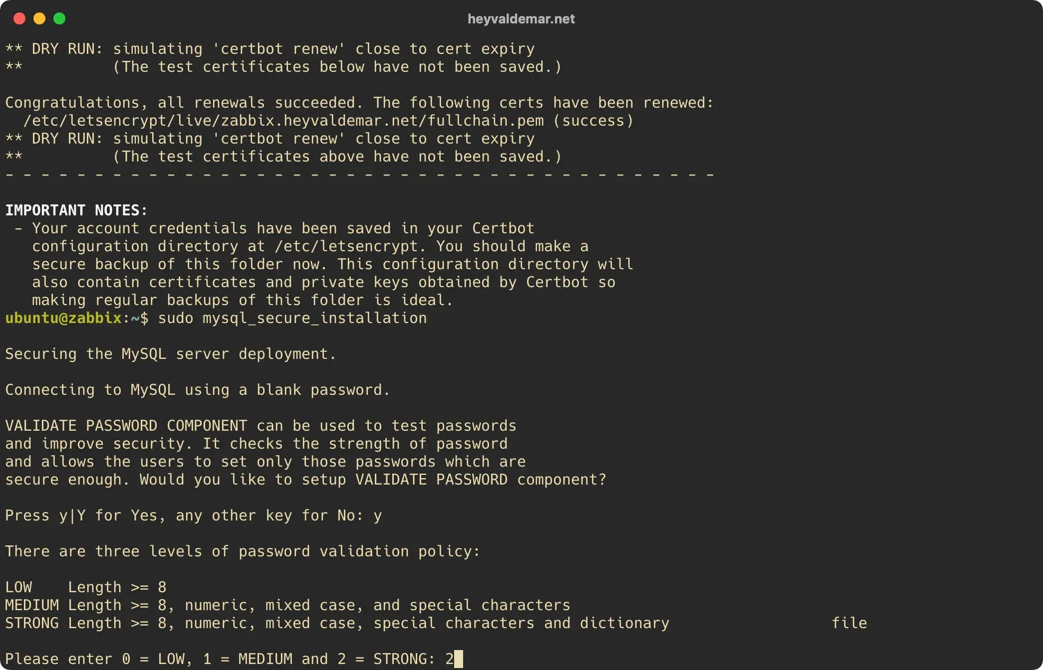 Install Zabbix on Ubuntu Server - Step 22