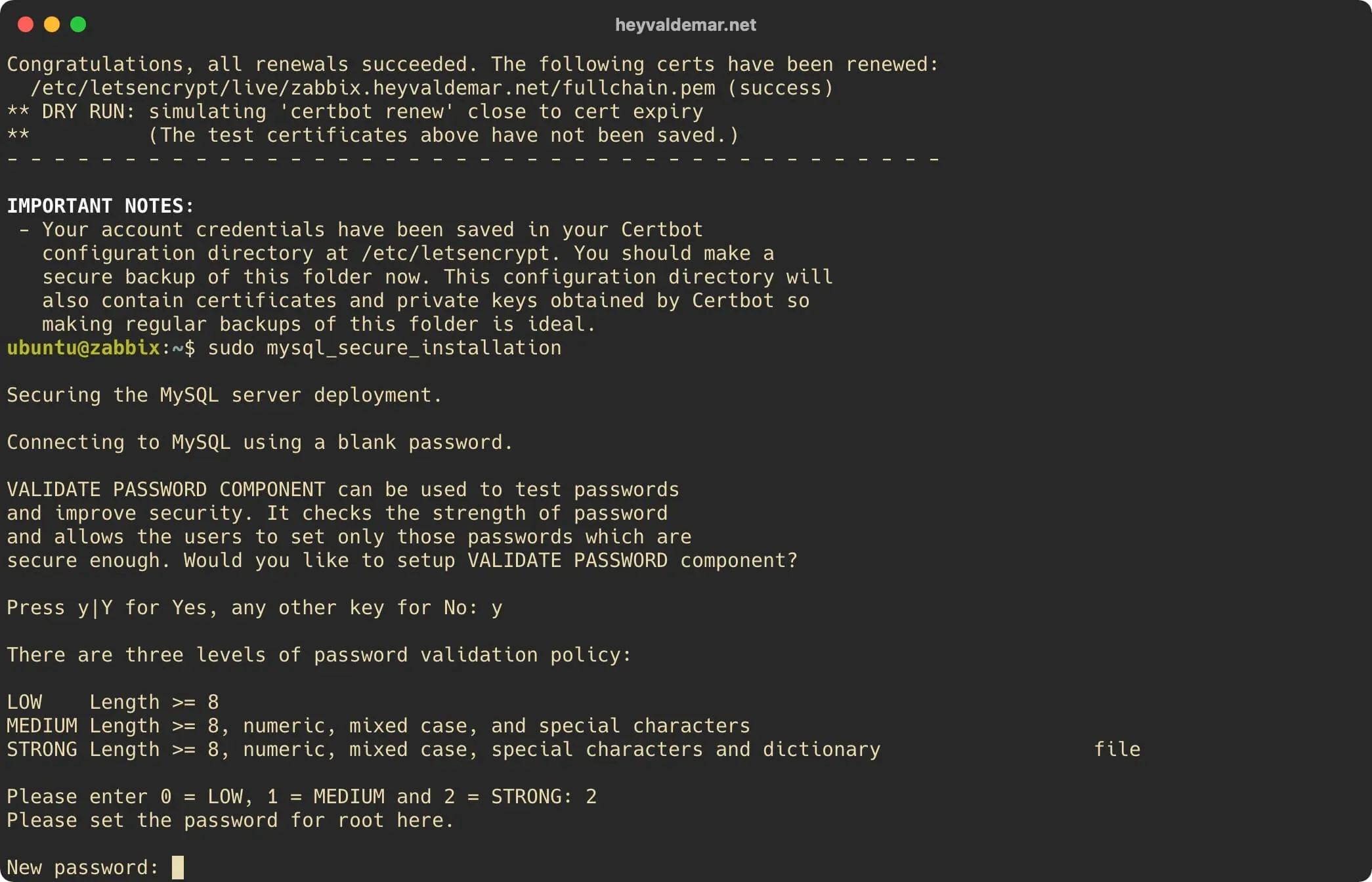 Install Zabbix on Ubuntu Server - Step 23