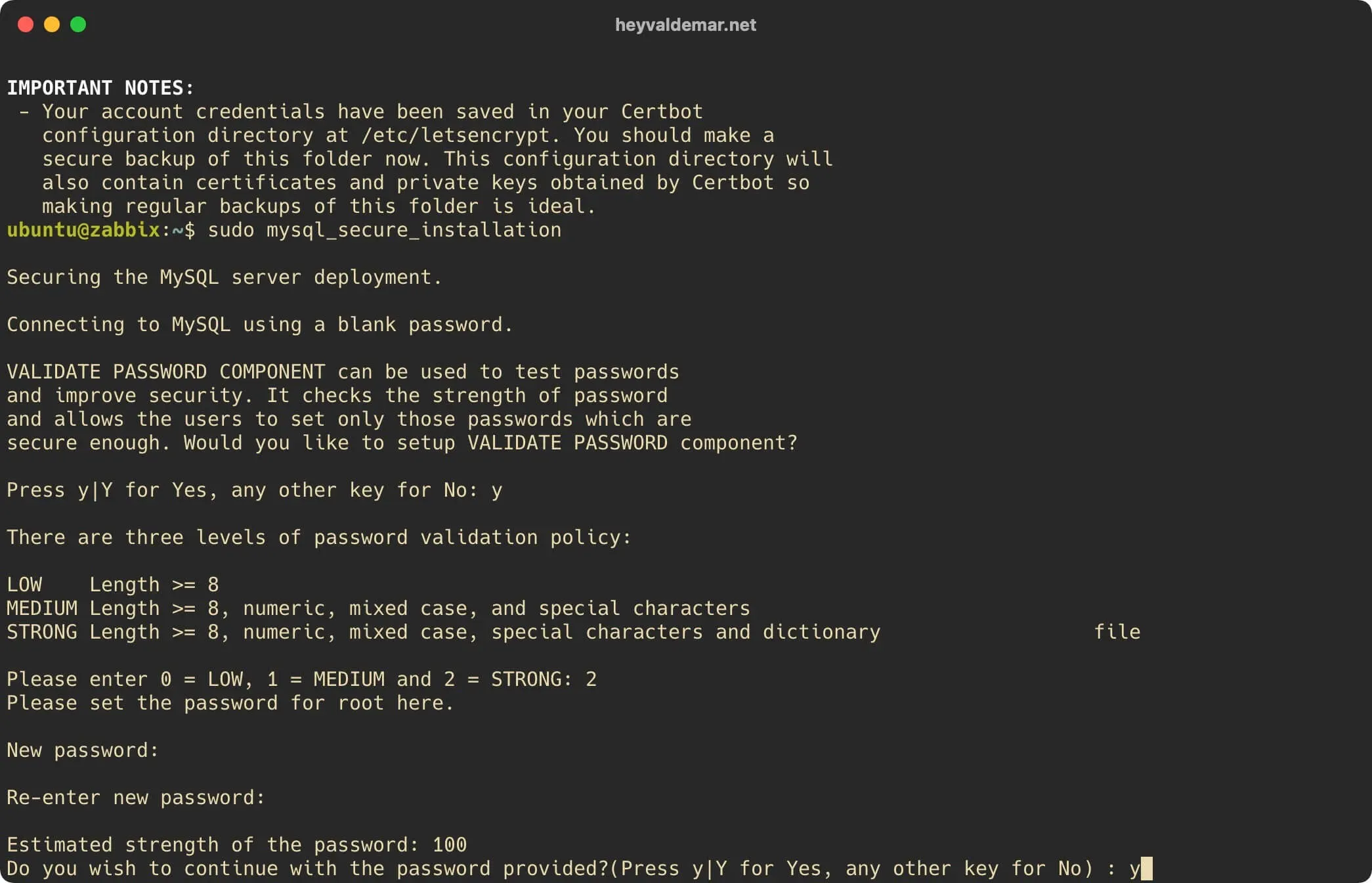 Install Zabbix on Ubuntu Server - Step 25