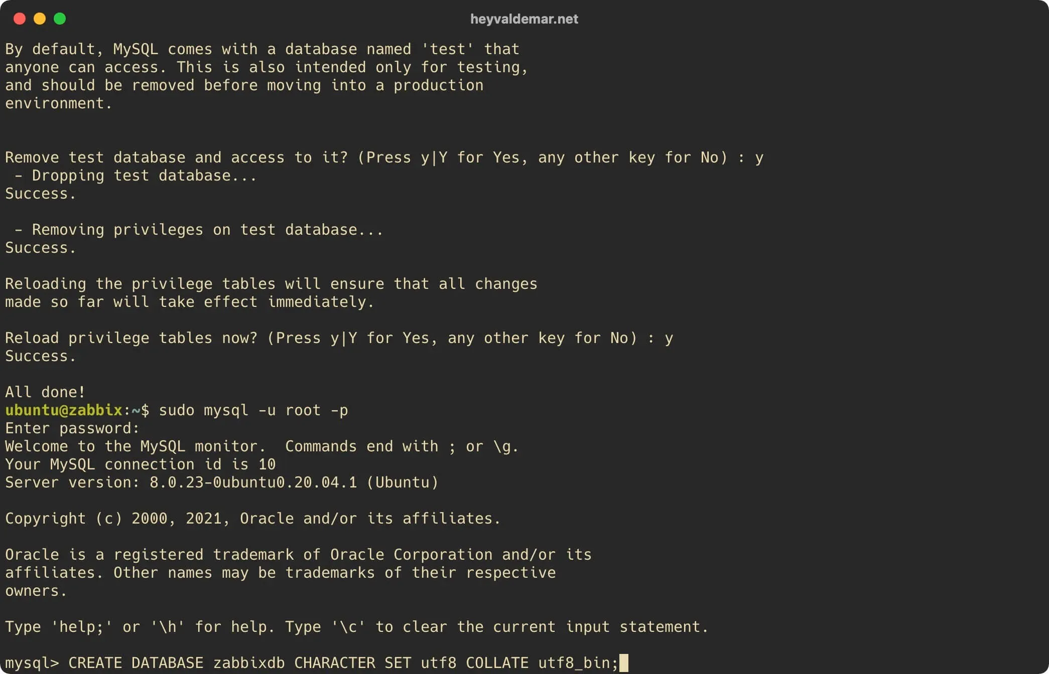 Install Zabbix on Ubuntu Server - Step 32