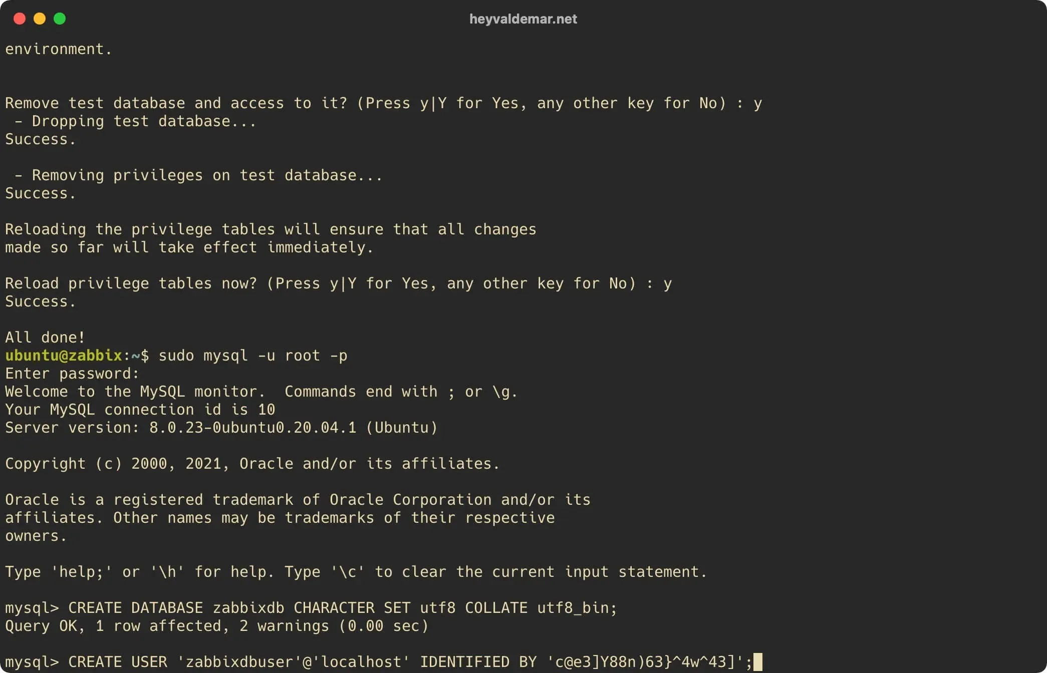 Install Zabbix on Ubuntu Server - Step 33