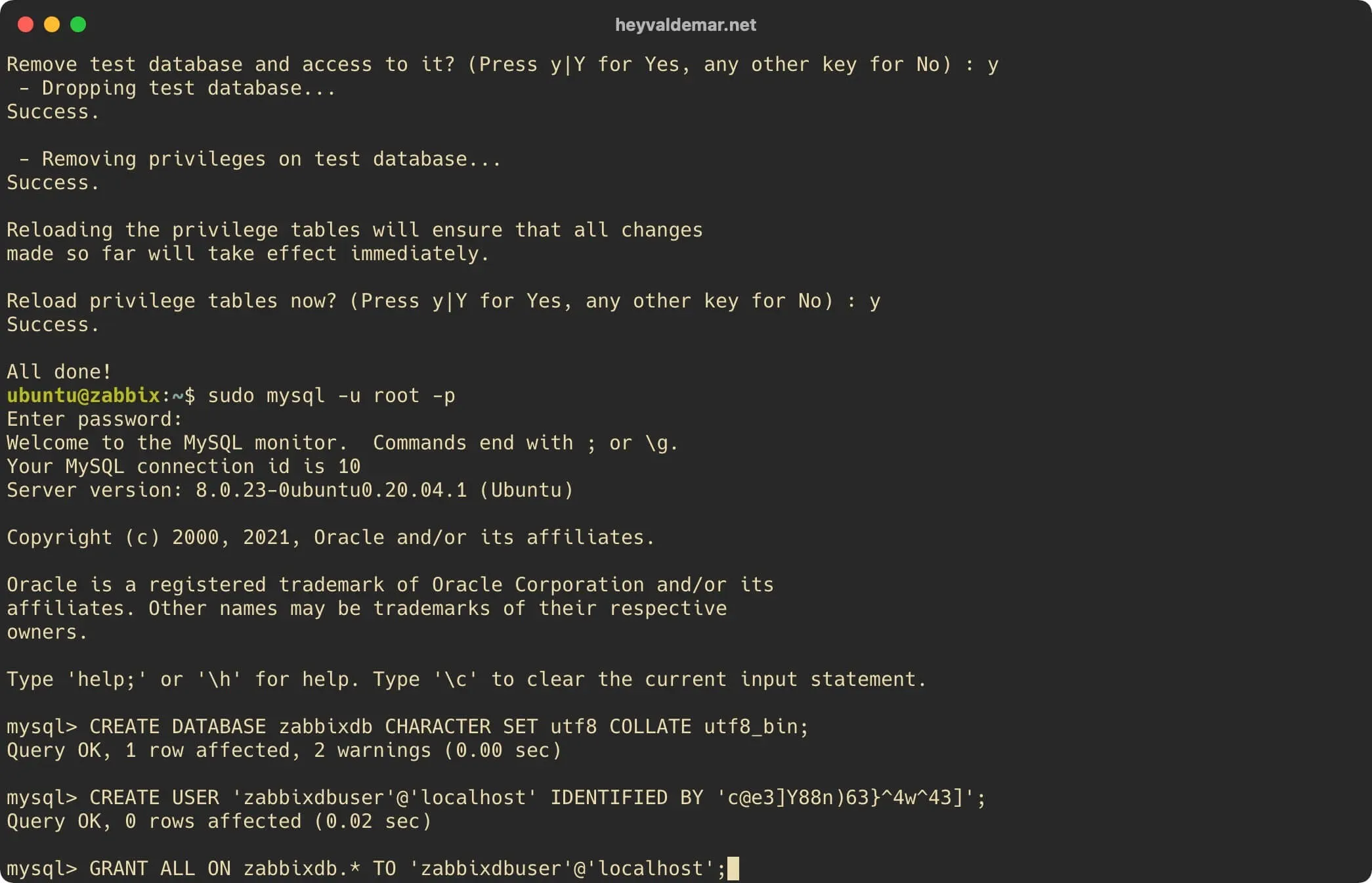 Install Zabbix on Ubuntu Server - Step 34