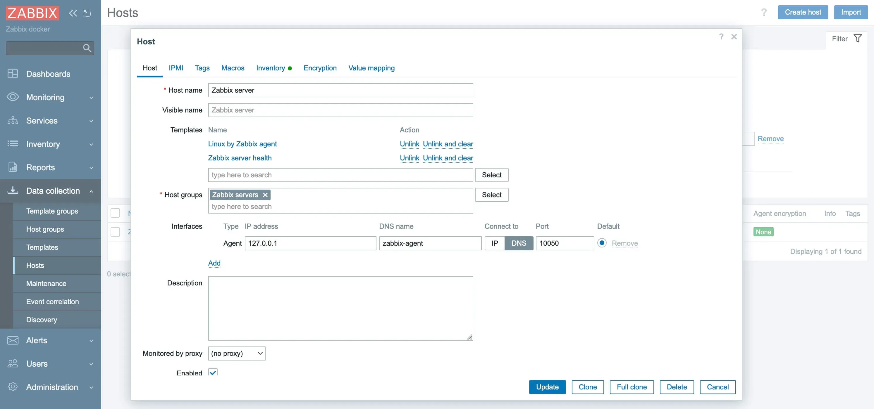 Install Zabbix Using Docker Compose - Step 9