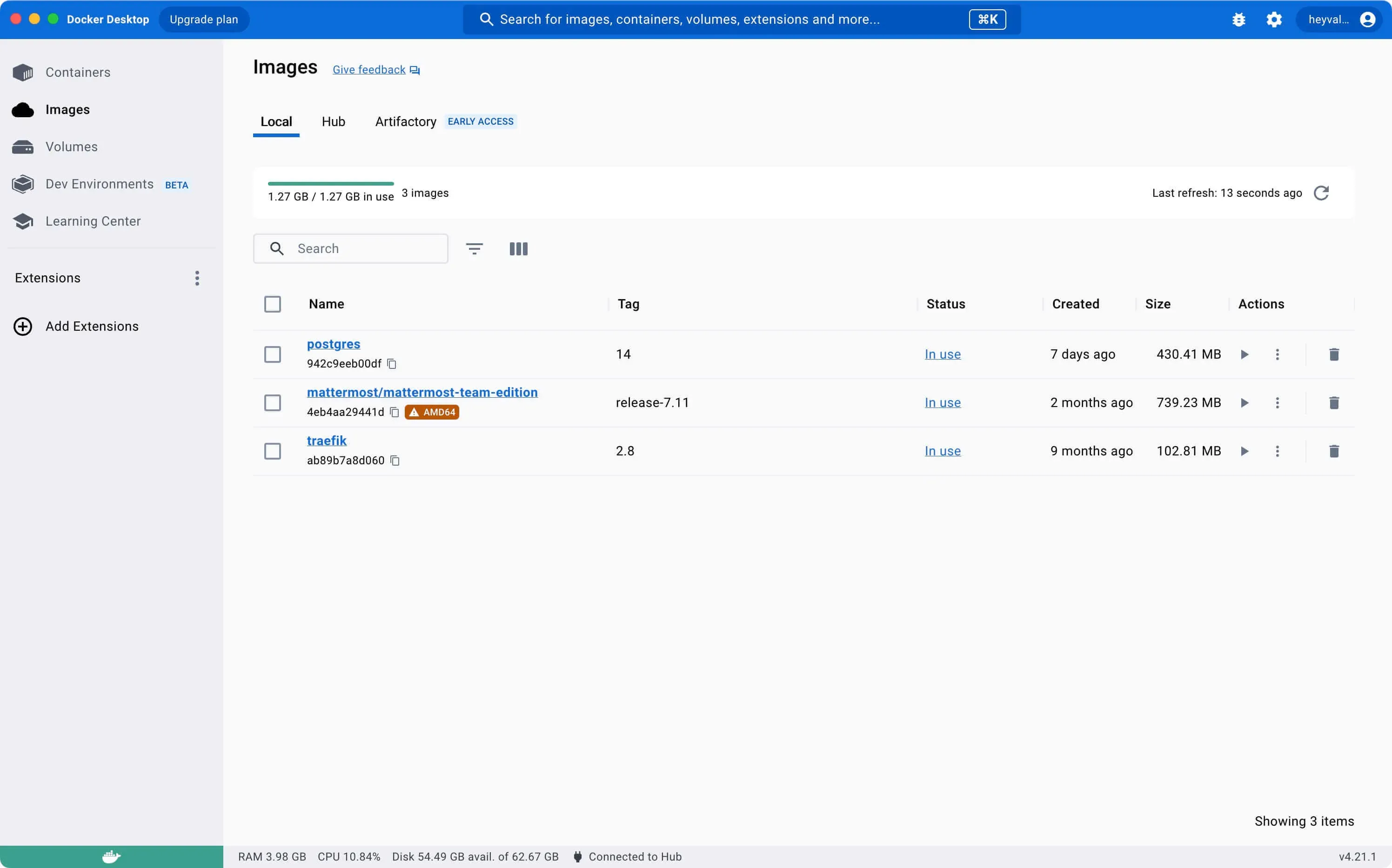 Mastering Docker Scout through Docker Desktop GUI and CLI - Step 1