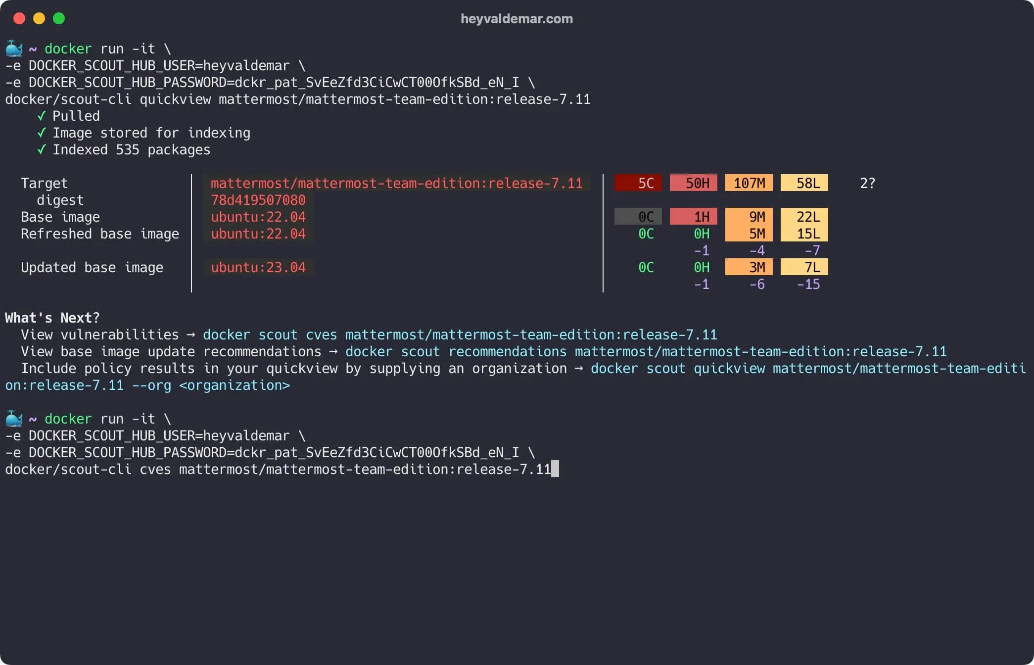 Mastering Docker Scout through Docker Desktop GUI and CLI - Step 14