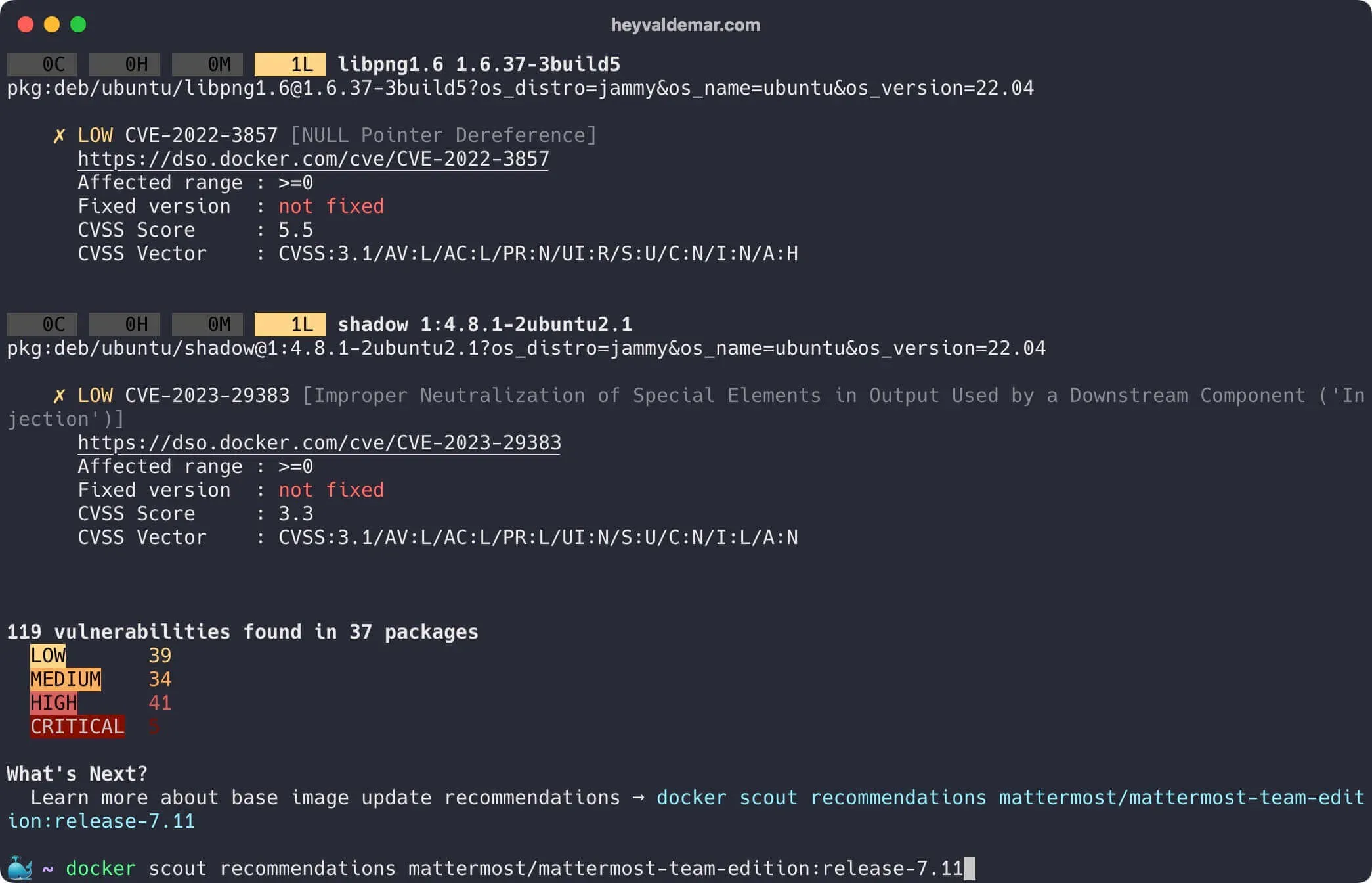 Mastering Docker Scout through Docker Desktop GUI and CLI - Step 8