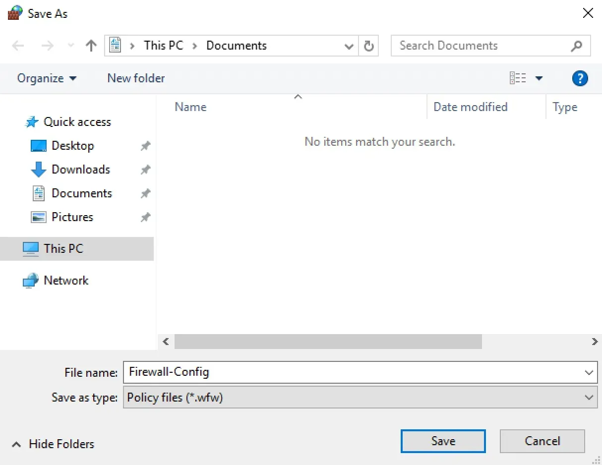 Restore Windows Firewall Defaults - Step 3