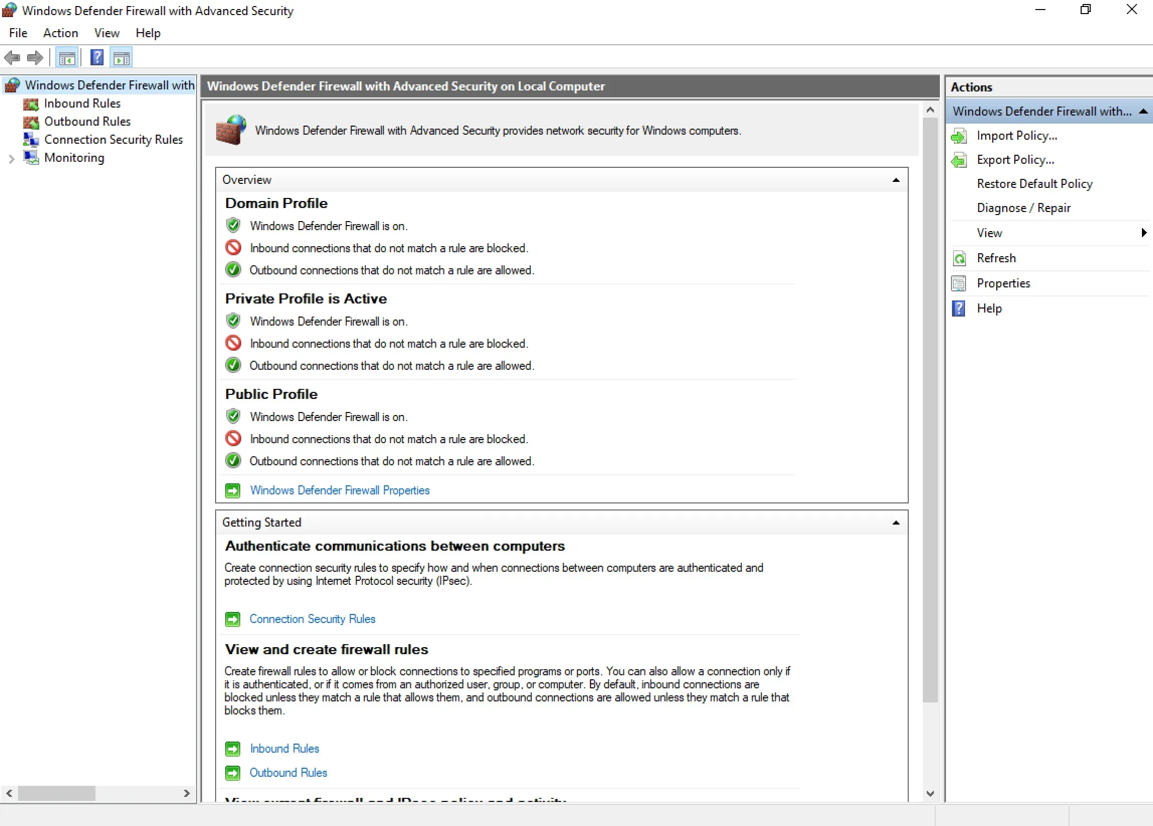 Restore Windows Firewall Defaults - Step 5