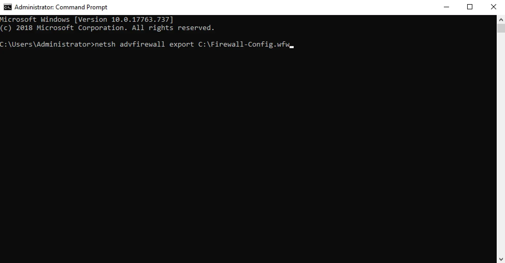 Restore Windows Firewall Defaults - Step 9