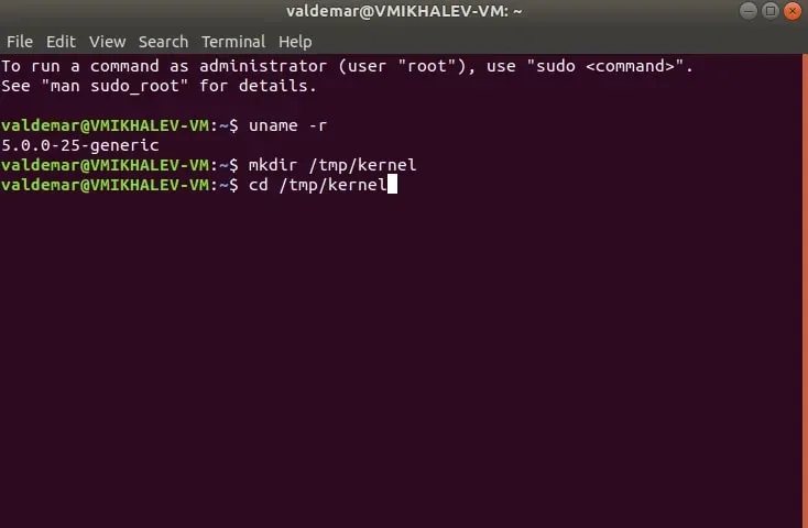 Update Kernel in Ubuntu - Step 3