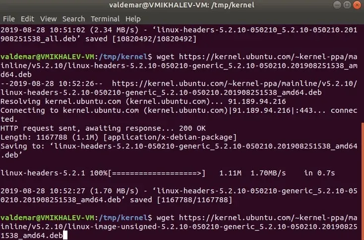Update Kernel in Ubuntu - Step 7
